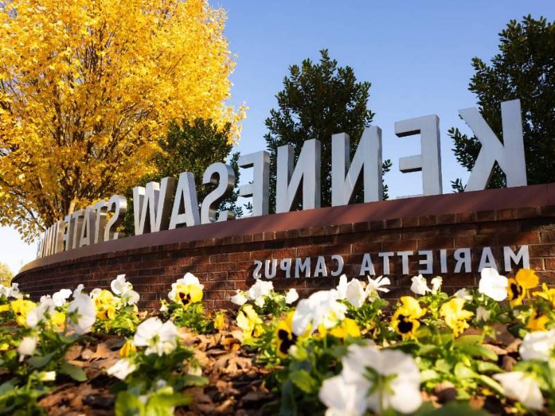 Marietta campus entrance sign